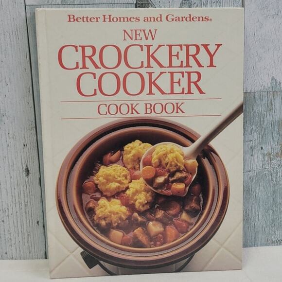 Vintage 1987 Better Homes and Gardens New Crockery Cooker Hardback Cook Book - Picture 1 of 4